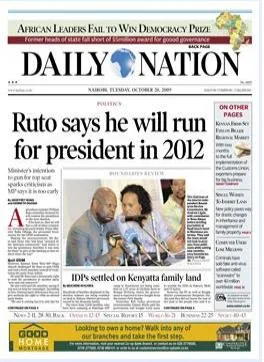 Daily Nation epaper