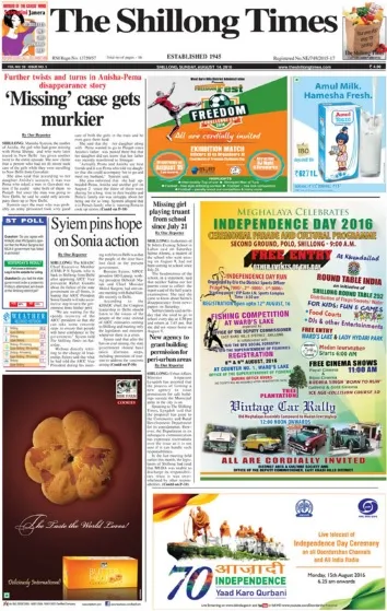 Read Shillong Times Newspaper