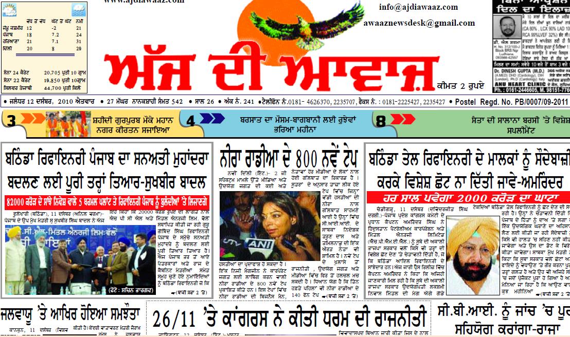 Jag Bani Epaper Read Latest JagBani Punjabi Newspaper In.