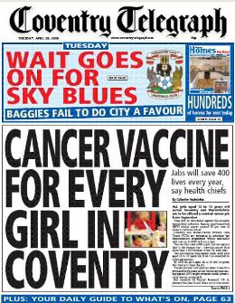 Coventry evening telegraph job section